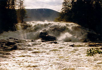 Otter Falls - Straight-on View